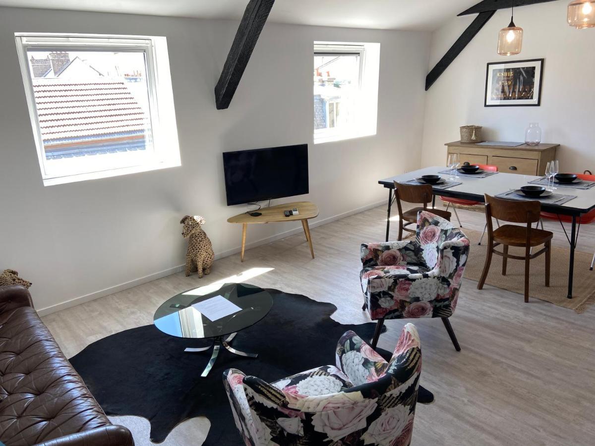 Saint Jacques - Logement Climatise En Centre Ville Reims Eksteriør bilde