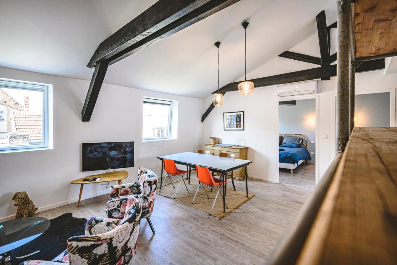 Saint Jacques - Logement Climatise En Centre Ville Reims Eksteriør bilde