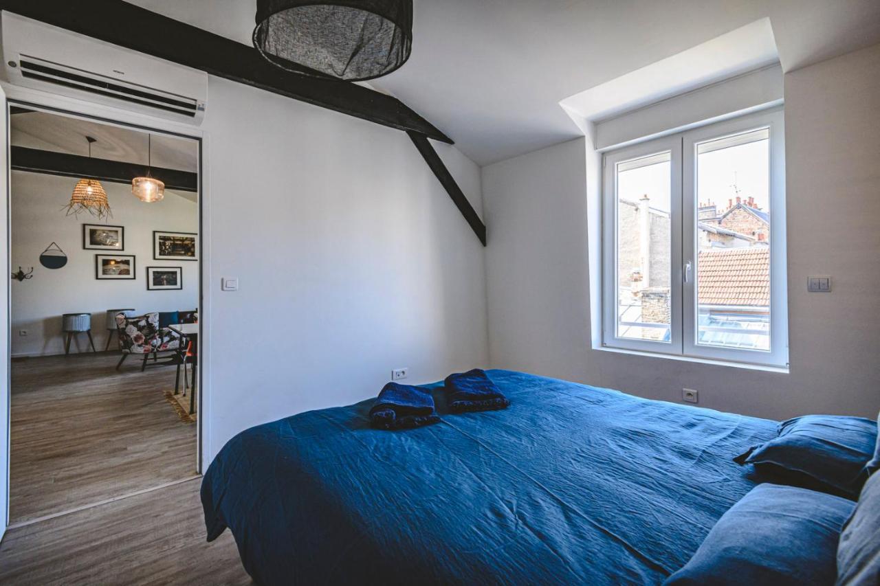 Saint Jacques - Logement Climatise En Centre Ville Reims Eksteriør bilde