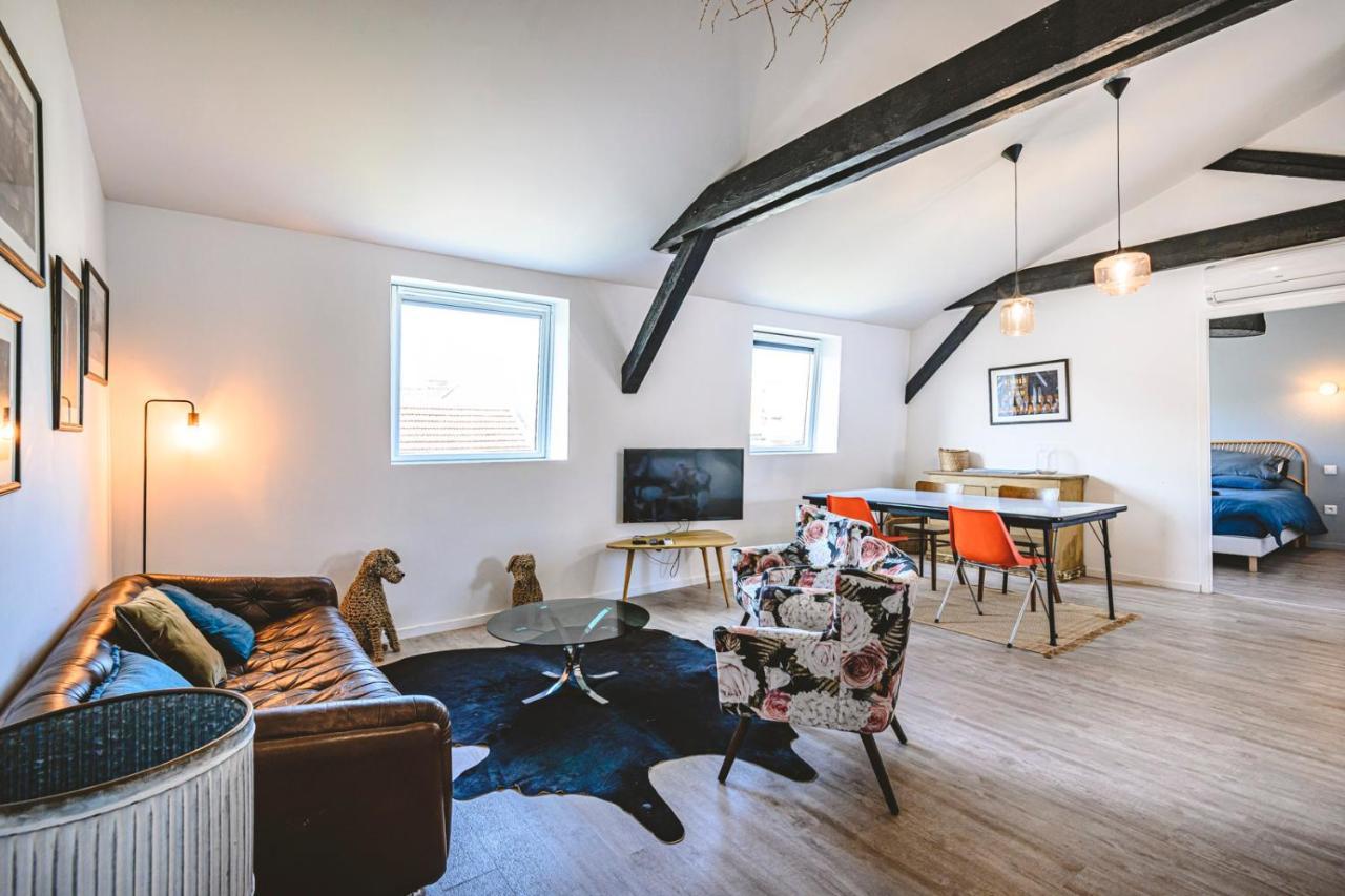 Saint Jacques - Logement Climatise En Centre Ville Reims Eksteriør bilde